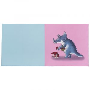 Double Coloured Mat –  Dino in the Woods