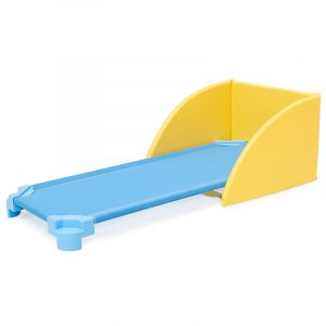 Curved Contour for Stackable Cot