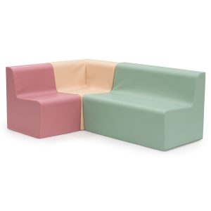 Conjunto de Sofás com Sofá de Canto
