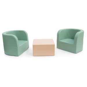 Conjunto de Sofás de Braços com Mesa